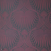 Lotus wallpaper in Brinjal van Farrow & Ball