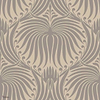 Lotus wallpaper in Charleston Gray van Farrow & Ball