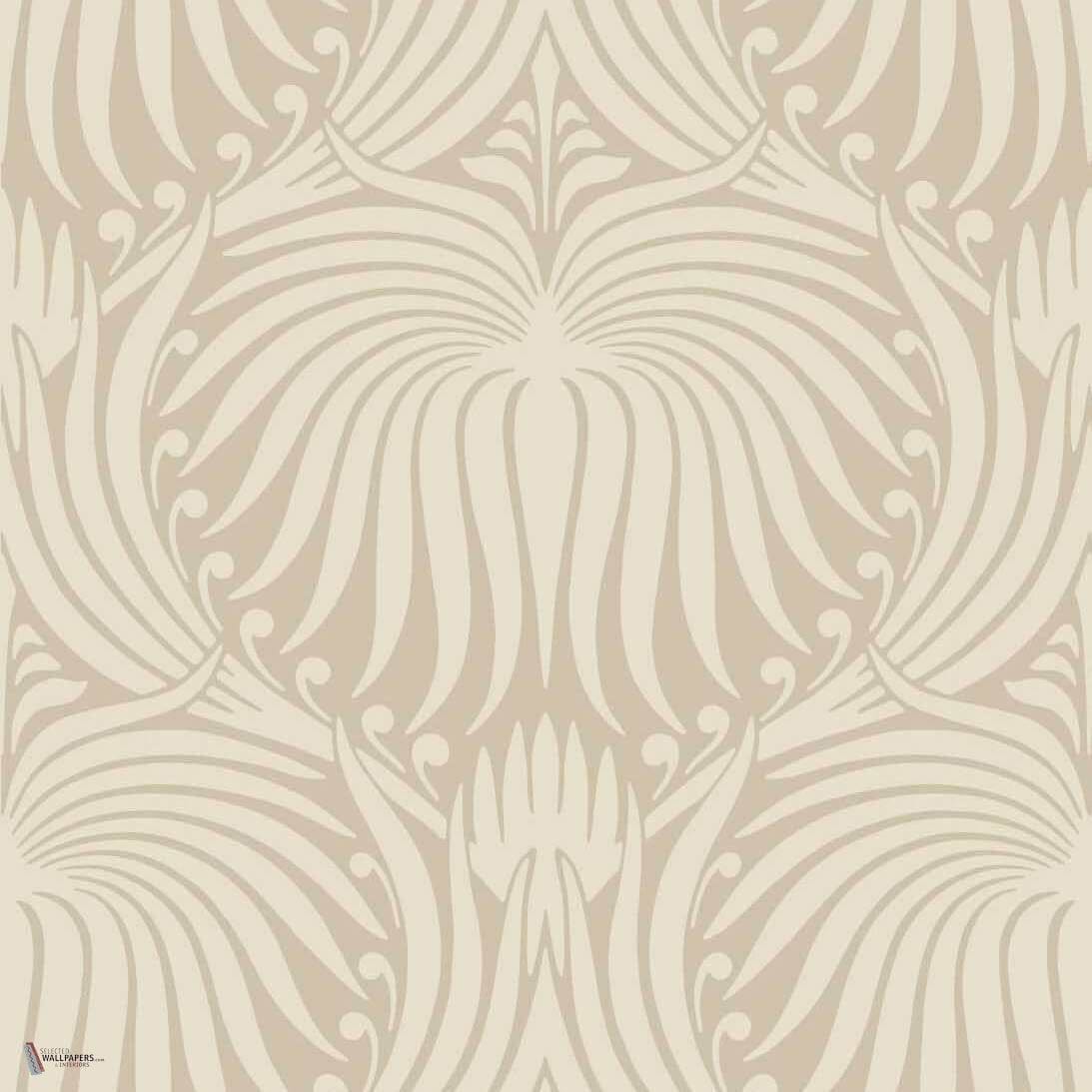 Lotus wallpaper in Clunch van Farrow & Ball