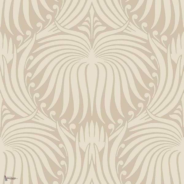 Lotus wallpaper in Clunch van Farrow & Ball