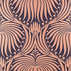 Lotus wallpaper in Copper van Farrow & Ball