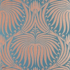 Lotus wallpaper in Copper Nimes van Farrow & Ball