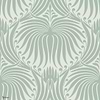 Lotus wallpaper in Green Blue van Farrow & Ball