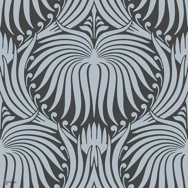 Lotus wallpaper in Parma Gray van Farrow & Ball
