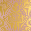 Lotus wallpaper in Pink Gold van Farrow & Ball