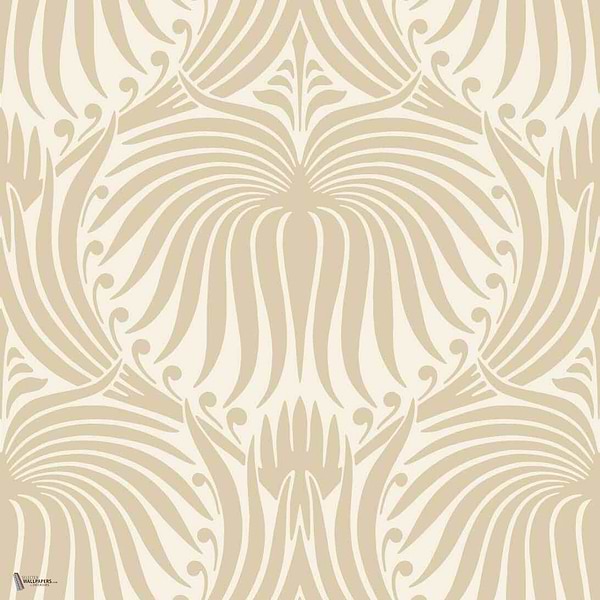 Lotus wallpaper in String No8 van Farrow & Ball