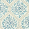 Madurai wallpaper in Indigo van Sanderson