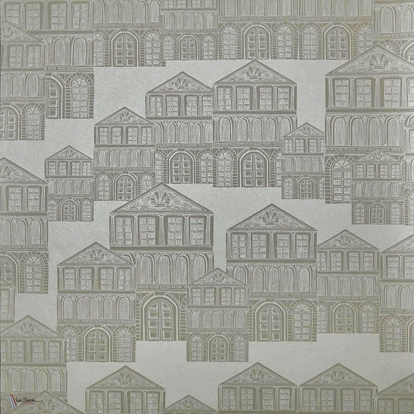 Maison wallpaper in Ivory van 1838 wallcoverings