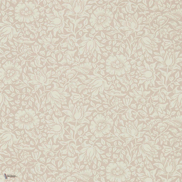 Mallow Tapete in Dusky Rose van Morris & Co