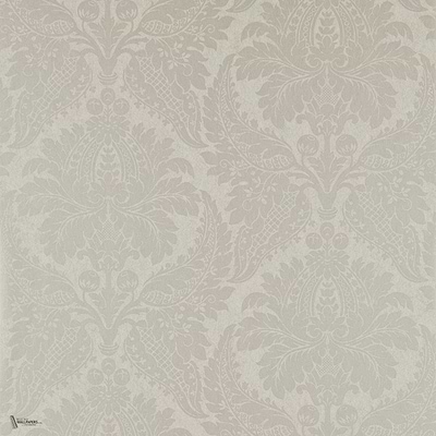 Malmaison Damask Tapete in Chalk van Zoffany