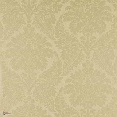 Malmaison Damask Tapete in Champagne van Zoffany