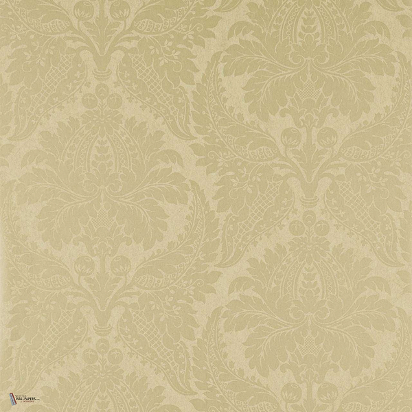 Malmaison Damask Tapete in Champagne van Zoffany