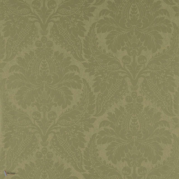 Malmaison Damask Tapete in Old Gold van Zoffany