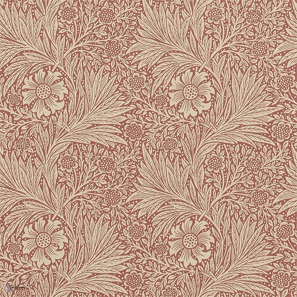 Marigold Tapete in Brick/Manilla van Morris & Co