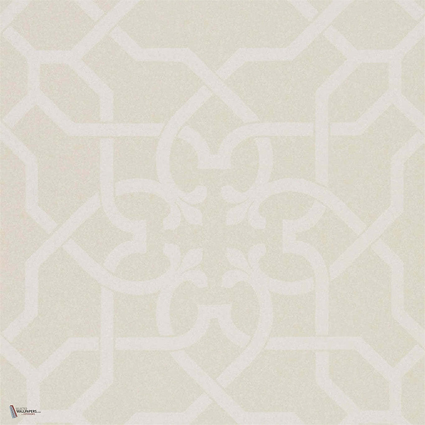 Mawton wallpaper in Chalk van Sanderson