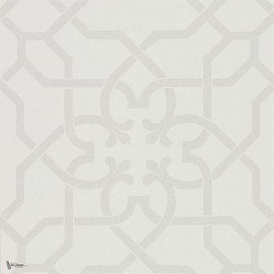 Mawton wallpaper in Dove van Sanderson