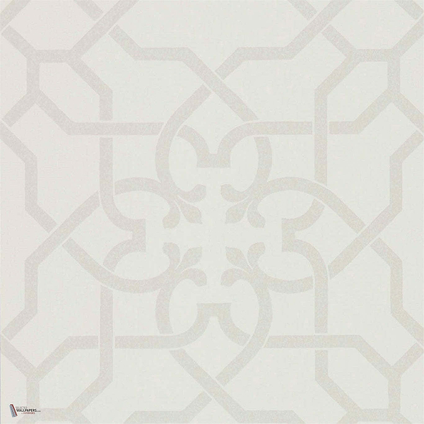 Mawton wallpaper in Dove van Sanderson