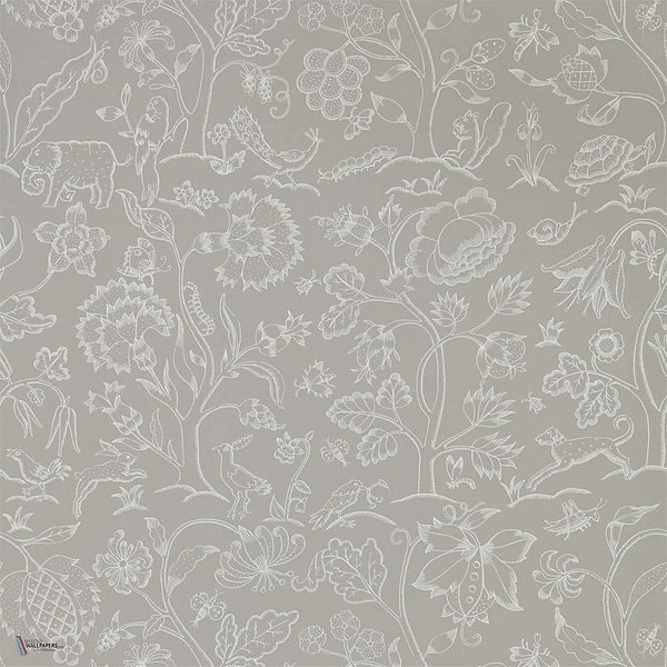 Middlemore behang in Linen Chalk van Morris & Co