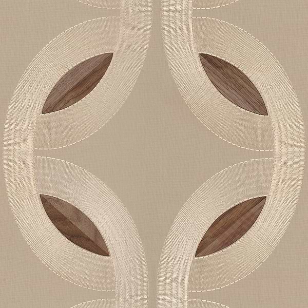 Mimbeau Tapete in Beige Taupe von Casamance