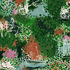 Castle'S Garden Tapete in Verdant Green von Mind the Gap