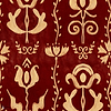 Grandma'S Stencil Tapete in Scarlet von Mind the Gap