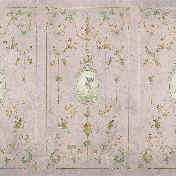 Mirto wallpaper in Rose by Coordonne