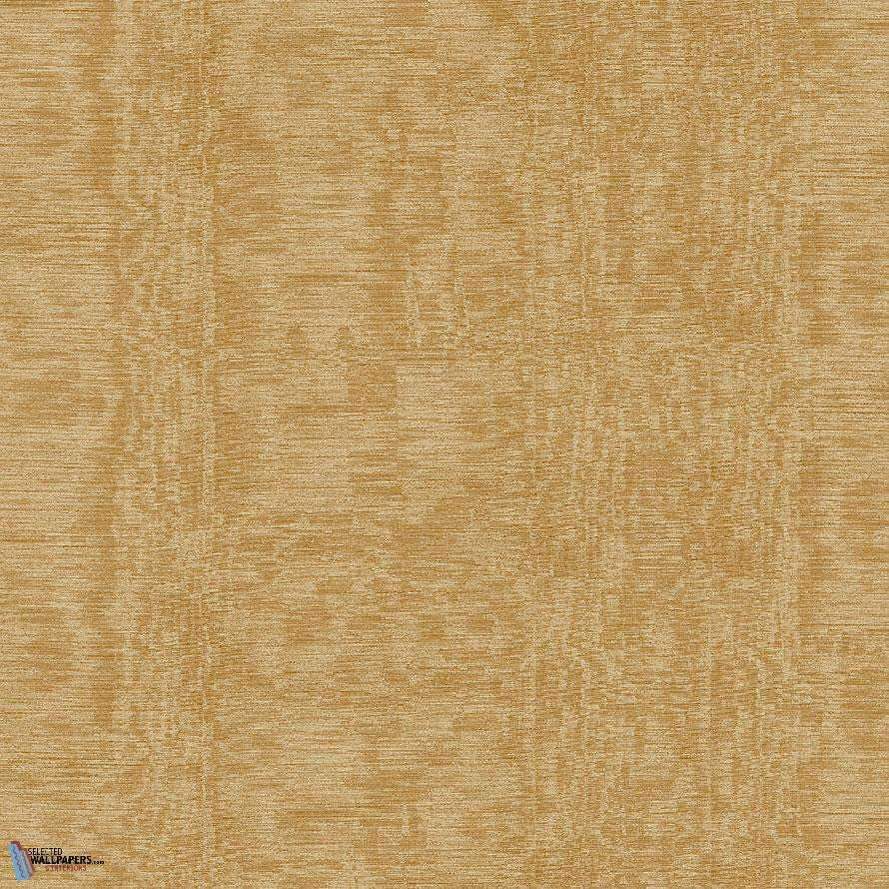 Moire wallpaper in Copper Fox van Texam