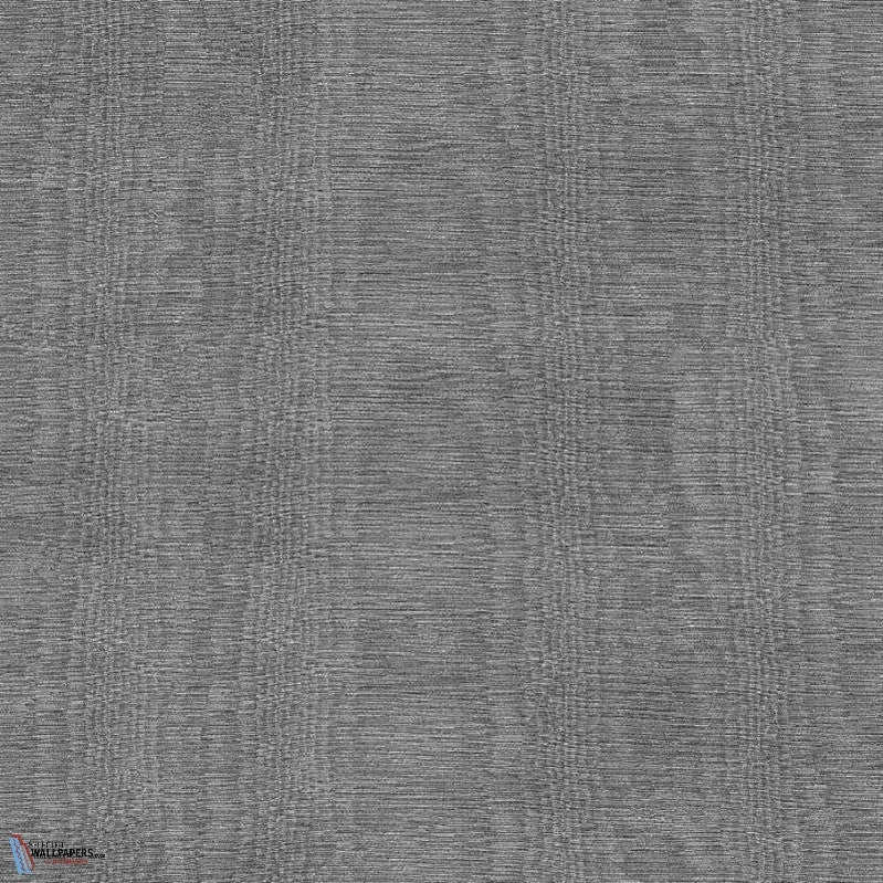 Moire wallpaper in Slate van Texam