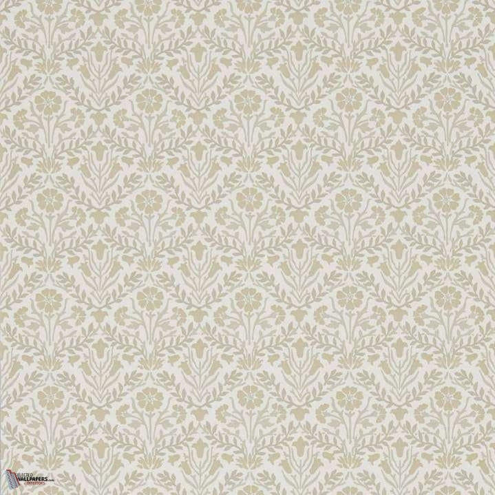 Morris Bellflowers Tapete in Linen/Cream van Morris & Co