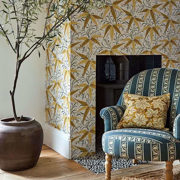 Bamboo wallpaper-Wallpaper-Morris & Co-Selected Wallpapers & Interiors