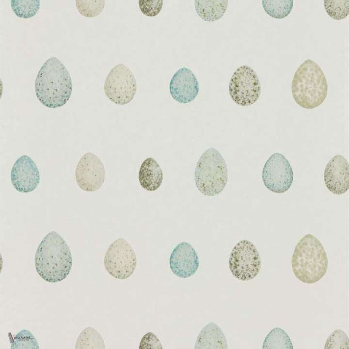 Nest Egg wallpaper in Eggschell/Ivory van Sanderson