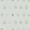 Nest Egg wallpaper in Marine/Aqua van Sanderson
