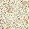 Newill Tapete in Ivory Sage van Morris & Co