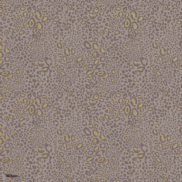 Ocelot wallpaper in Bespoke Gold van Farrow & Ball