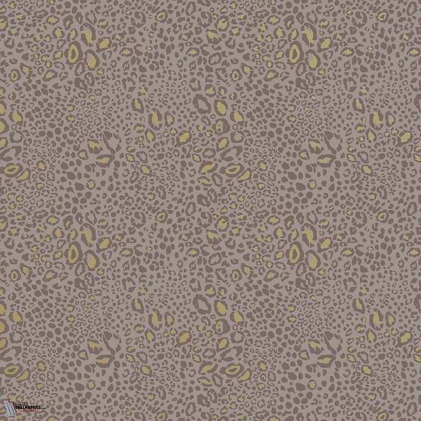 Ocelot wallpaper in Bespoke Gold van Farrow & Ball