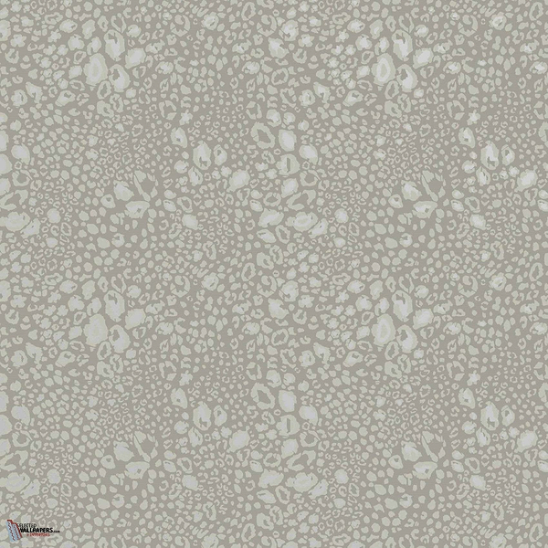 Ocelot wallpaper in Bespoke Silver van Farrow & Ball