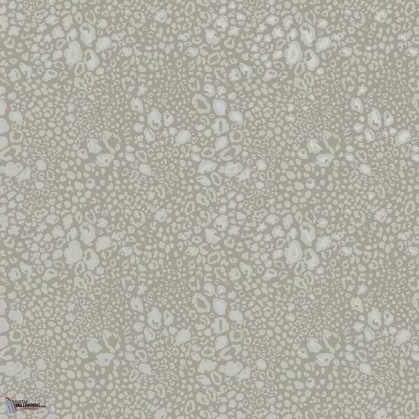 Ocelot wallpaper in Bespoke Silver van Farrow & Ball