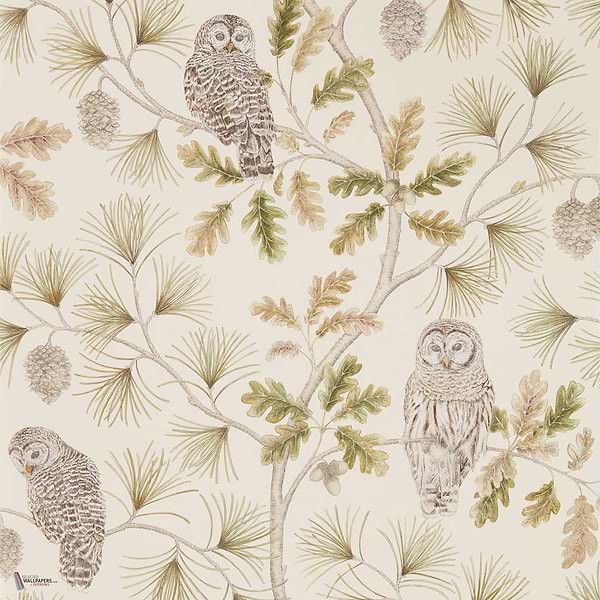 Owlswick Tapete in Briarwood van Sanderson