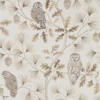 Owlswick Tapete in Linen van Sanderson