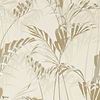 Palm House wallpaper in Linen/Gilver van Sanderson