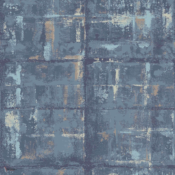 Patina wallpaper in Lagoon van 1838 wallcoverings