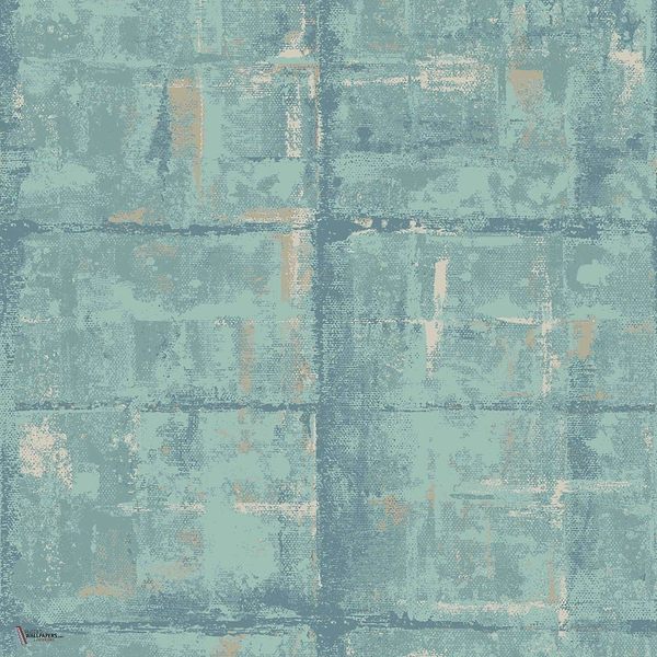 Patina wallpaper in Seafoam van 1838 wallcoverings