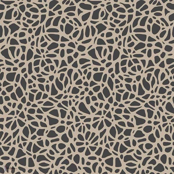 Pebble wallpaper in Jet van 1838 wallcoverings