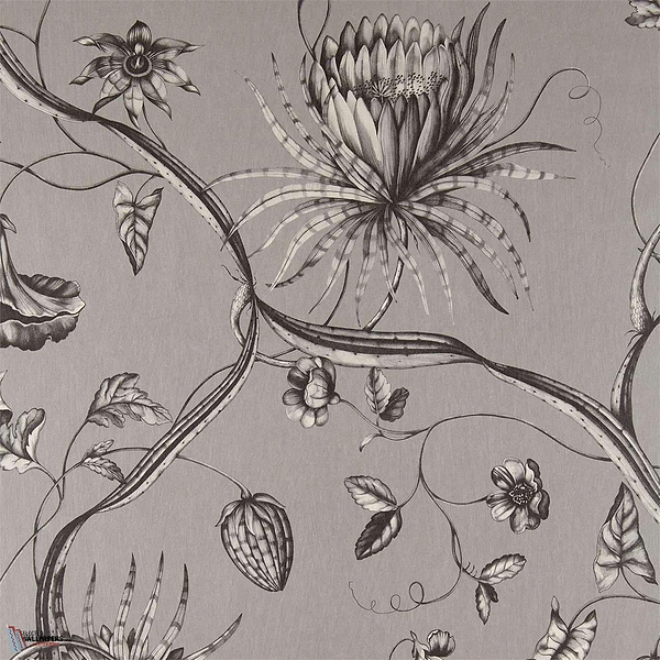 Phaedra wallpaper in Silver van Zoffany