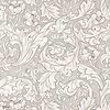 Pure Bachelors Button wallpaper in Stone/Linen van Morris & Co