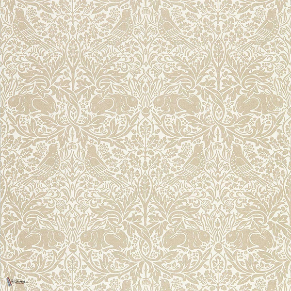 Pure Brer Rabbit wallpaper in Linen van Morris & Co