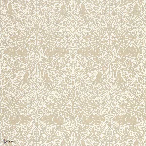 Pure Brer Rabbit wallpaper in Linen van Morris & Co