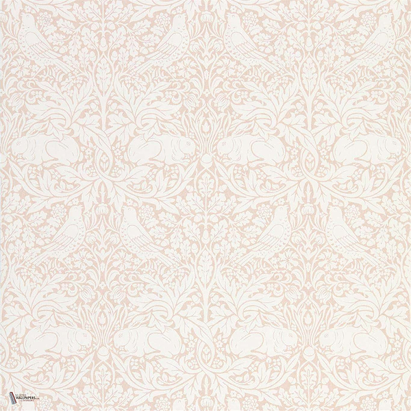 Pure Brer Rabbit wallpaper in Sea Pink van Morris & Co