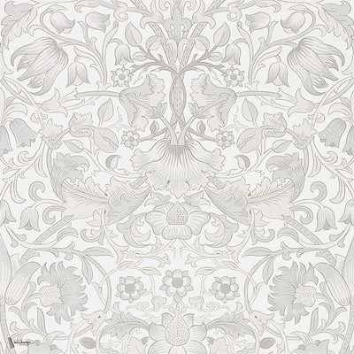 Pure Lodden Tapete in Chalk/Eggschell van Morris & Co