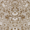 Pure Lodden Tapete in Gilver/Gold van Morris & Co